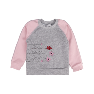 Джемпер для дівчаток з вишивкою "Брук", Лавандовий, 122 (7 років)