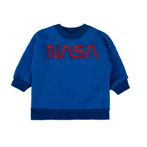 Джемпер дитячий з вишивкою, Петроль, 86 (1.5 роки)