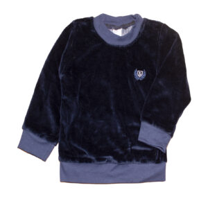 Джемпер велюровий дитячий, Синій, 80 (1 рік)