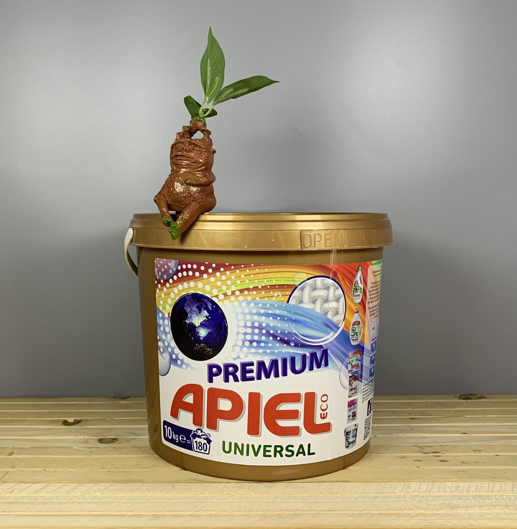 Сипучий безфосфатний порошок у відрі Apiel Universal Premium - 10 кг. 180 прань.