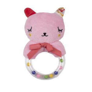 Іграшка-брязкальце слинопоглинаюча, Рожевий