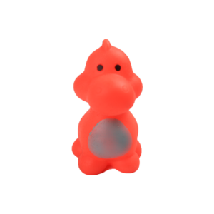 Іграшка гумова дитяча "Динозаврик", Помаранчевий