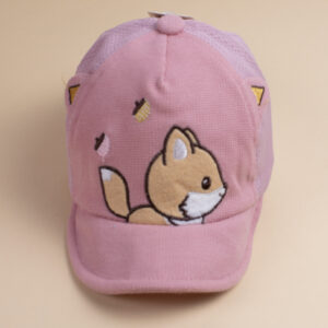 Кепка дитяча "Лисеня", Пудровий, 46-48