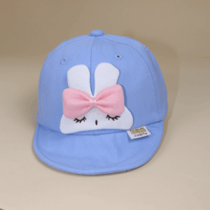 Кепка дитяча "Зайченя", Блакитний, 46-48