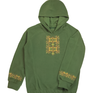 Худі з вишивкою підліткове "Ярош", Хакі, 158 (від 12 років)