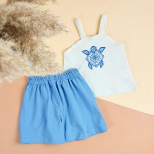 Комплект для дівчаток "Черепашка", Блакитний, 98 (3 роки)