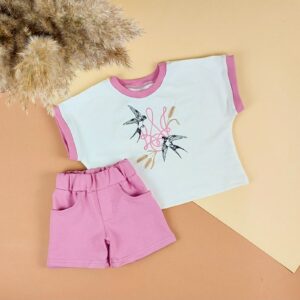 Комплект для дівчаток "Тризуб", Рожевий, 116 (6 років)