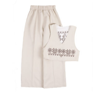 Комплект двійка для дівчат "Крила", Айворі, 116 (6 років)