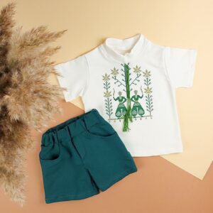 Комплект дитячий "Козаки", Ізумрудний, 116 (6 років)