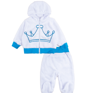 Комплект ясельний для хлопчика " Наш принц 3 ", Білий, 62 (3 міс)