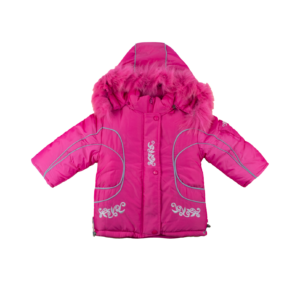 Куртка дитяча тепла з підкладом, Малиновий, 98 (3 роки)