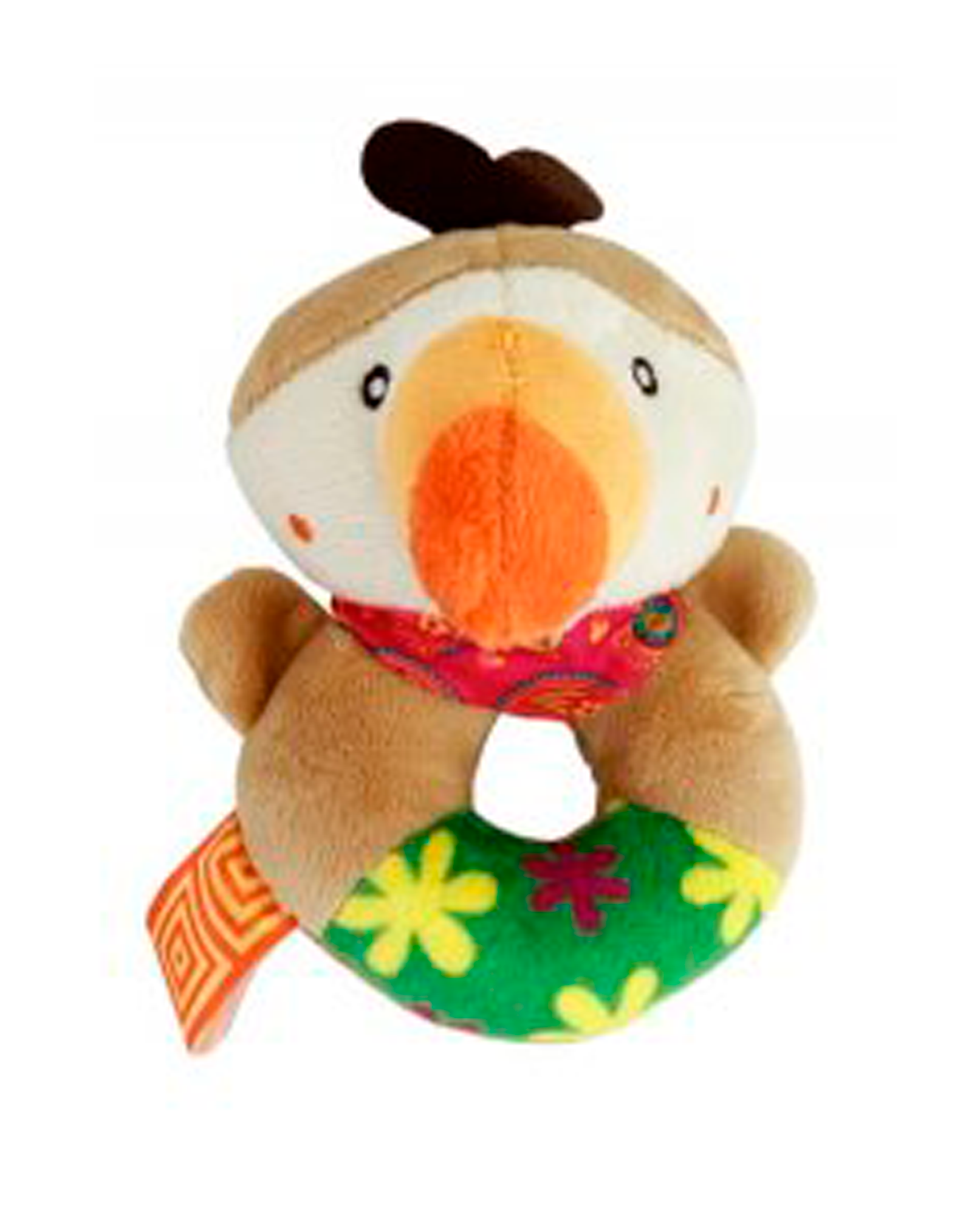 М'яка іграшка - брязкальце " Звірята ", Капучіно