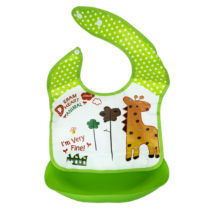 Нагрудник на липучці зі зйомним ковшом, Салатовий