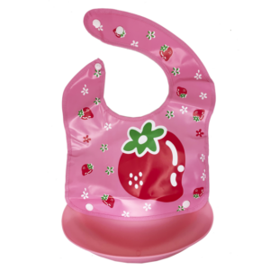 Нагрудник на липучці зі зйомним ковшом, Пудровий