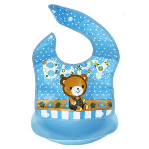 Нагрудник на липучці зі зйомним ковшом, Блакитний