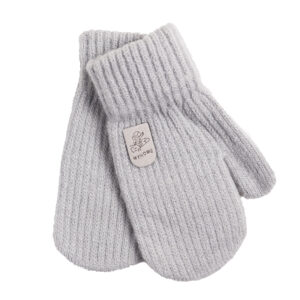 Одинарні рукавички з начосом, Меланж, 3-4 роки