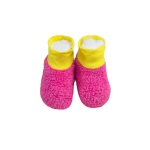 Пінетки на манжеті теплі від 0 до 3 міс, Малиновий, 62 (3 міс)