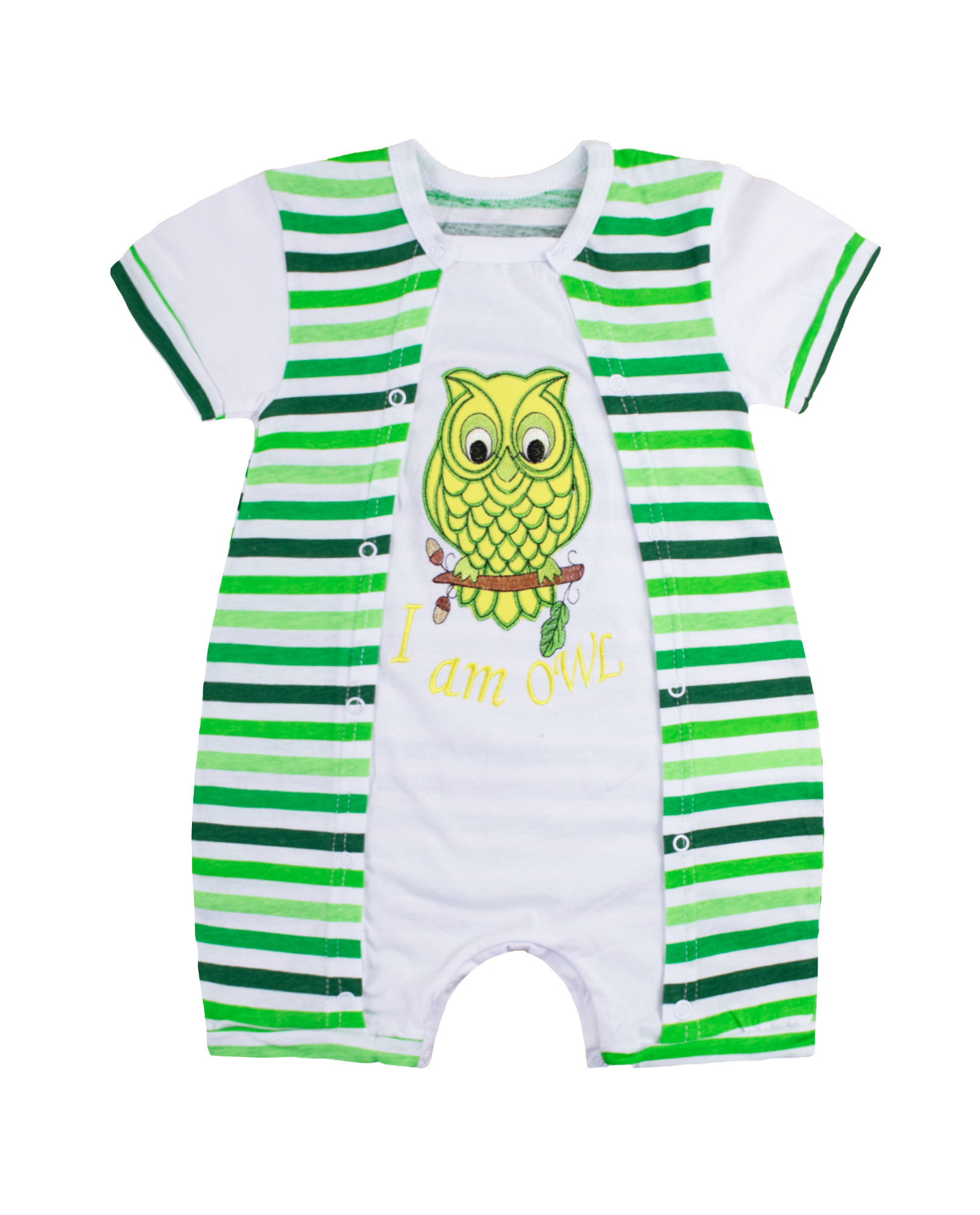 Пісочник дитячий "Совенятко Сеня", Салатовий, 62 (3 міс)