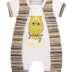 Пісочник дитячий "Совенятко Сеня", Коричневий, 62 (3 міс)