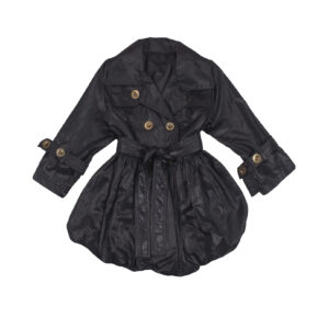 Плащ для дівчинки, Чорний, 3 роки