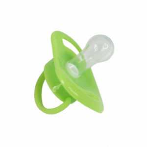 Пустушка силіконова з ковпачком, Зелений