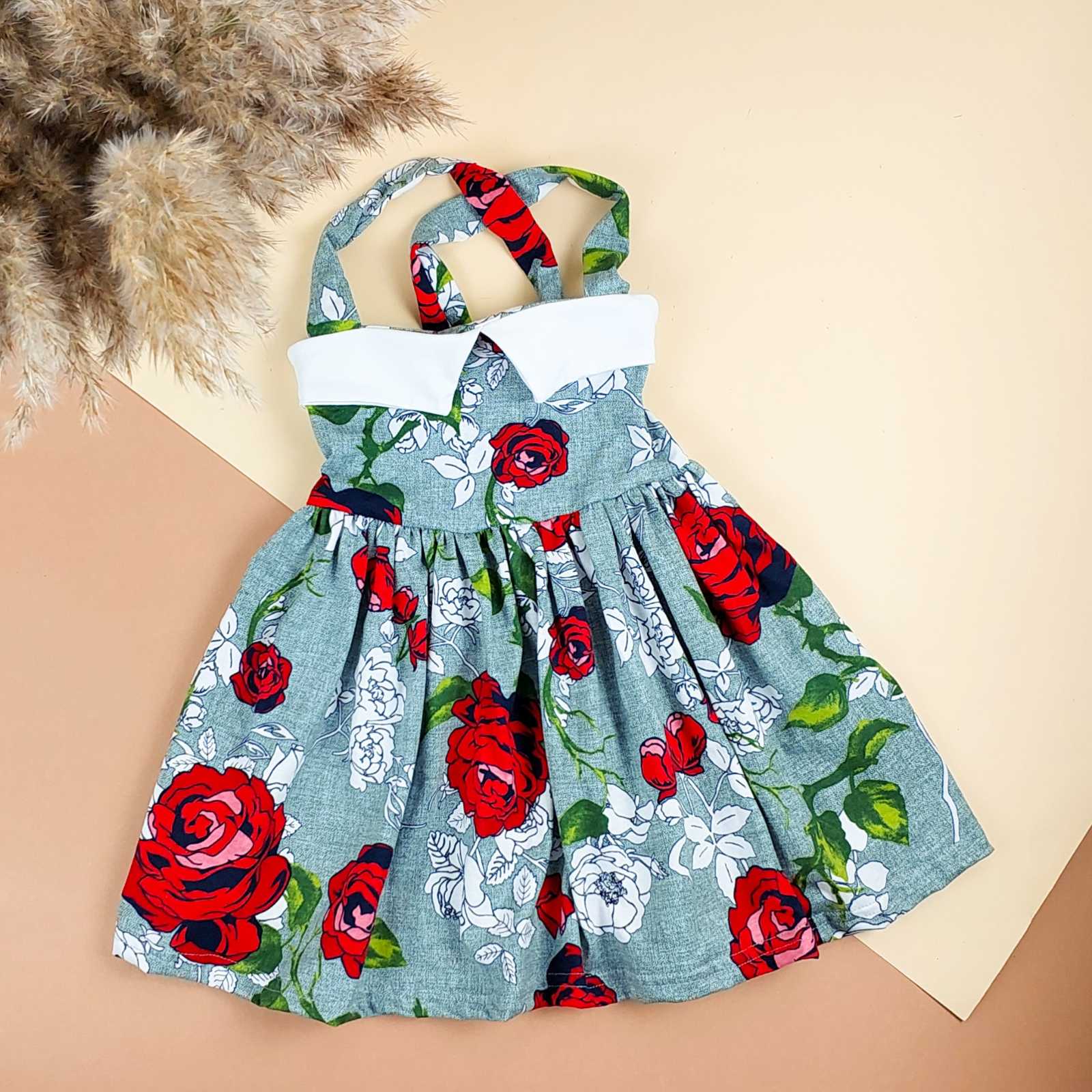 Сарафан дитячий "Модниця", Зелений, 134 (9 років)