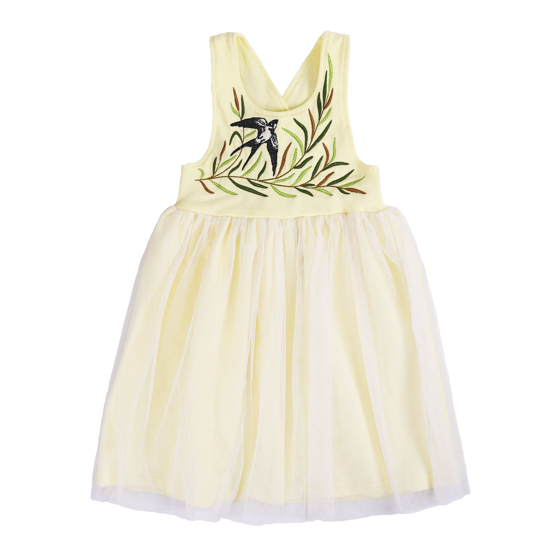 Сарафан з фатином дитячий "Купава", Вершково-жовтий, 92 (2 роки)