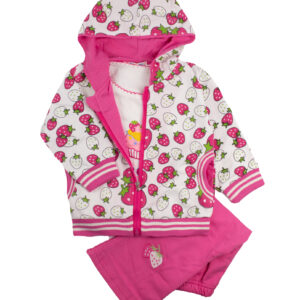Спортивний костюм для дівчинки в двох кольорах, Рожевий, S