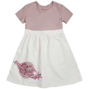 Сукня дитяча "Сакура" короткий рукав, Білий, 98 (3 роки)
