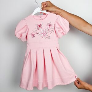 Сукня дитяча з відкритою спинкою "Лейла", Рожевий, 104 (4 роки)