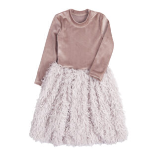 Сукня святкова для дівчинки "Емма", Пудровий мокко, 98 (3 роки)