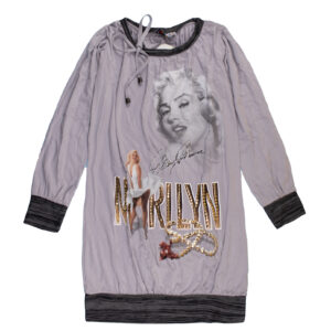 Сукня-туніка для дівчаток "Монро", Сірий, 140 (10 років)