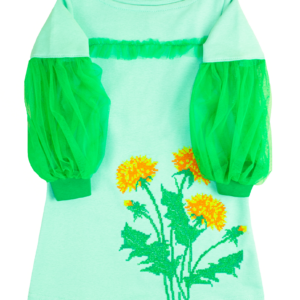 Сукня з фатином "Кульбабка", Ківі, 92 (2 роки)