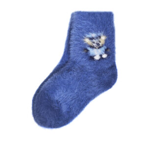 Теплі шкарпетки дитячі норка , Синій, 1-4