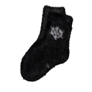 Теплі шкарпетки дитячі норка , Чорний, 1-4