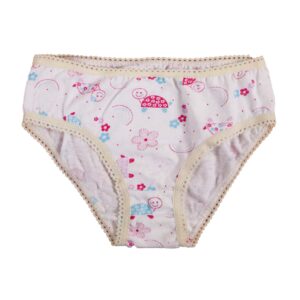 Труси для дівчаток "Черепаха" ажур, Молочний, 3-4 роки