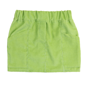 Вельветова спідниця "Алекса", Салатовий, 122 (7 років)