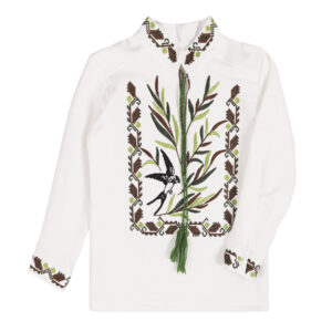 Вишиванка для хлопчика "Верба 2.0", Білий, 92 (2 роки)