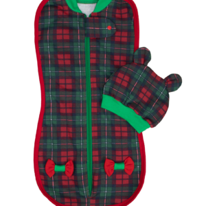 Ясельний кокон з начосом на блискавці + шапочка, Зелений, 56 (від 0 міс)