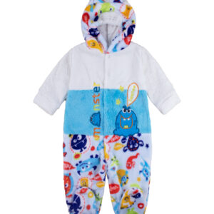 Ясельний комбінезон "Монстрики", Блакитний, 62 (3 міс)