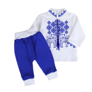 Ясельний комплект для хлопчика "Коники", Електрик, 68 (6 міс)