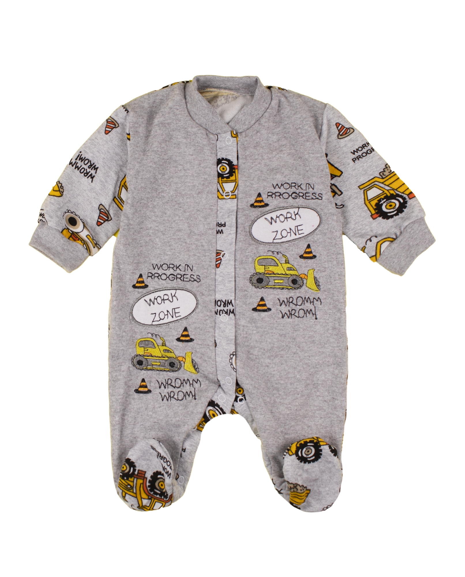 Ясельний комбінезон № 8, Меланж, 74 (6-12 міс)