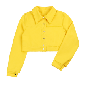 Жакет з двунитки дитячий, Жовтий, 116 (6 років)