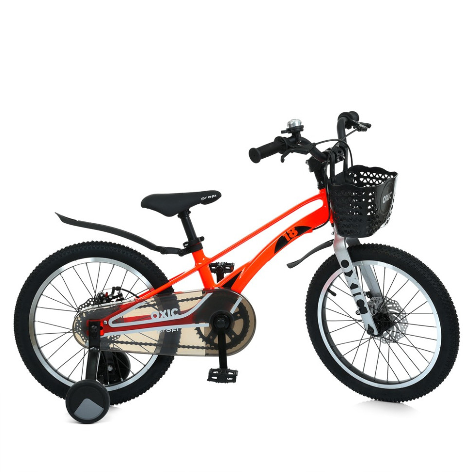 Велосипед дитячий OXIC MB 18OXIC NEON ORANGE, колеса 18 дюймів