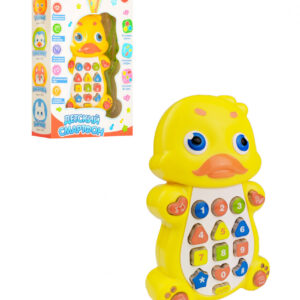 Дитячий розвиваючий телефон 7614 (укр.) з проектором 7614-2 (Качка)