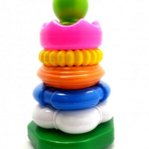 Дитяча розвиваюча пірамідка №2 1-080, 7 деталей