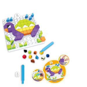 Дитяча розвиваюча мозаїка 6990, 128 деталей  Черапаха