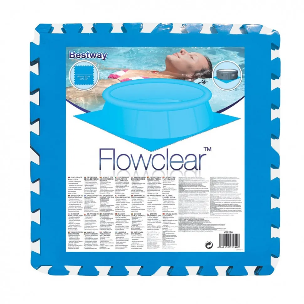 Килимок-пазли для підстилки басейну 58220, 50х50 см 8шт в комплекті