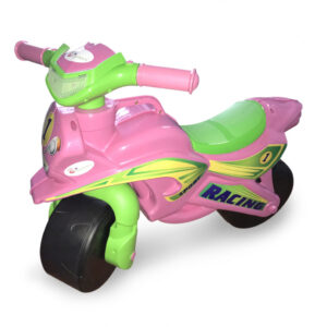 Толокар мотоцикл Doloni 0139/1/6 музичний  Рожевий