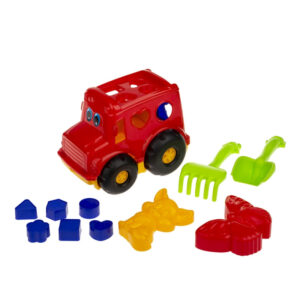 Сортер-автобус "Бусик" №2 Colorplast 0251  Червоний